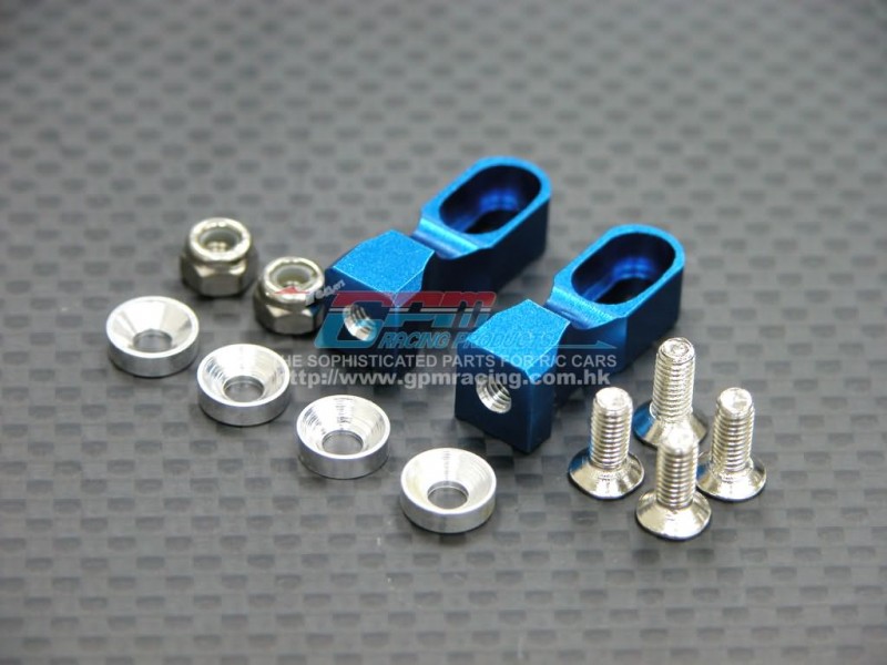 Tamiya TT01 Alloy Servo Mount With Collars+Lock Nuts+Screws - GPM TT024