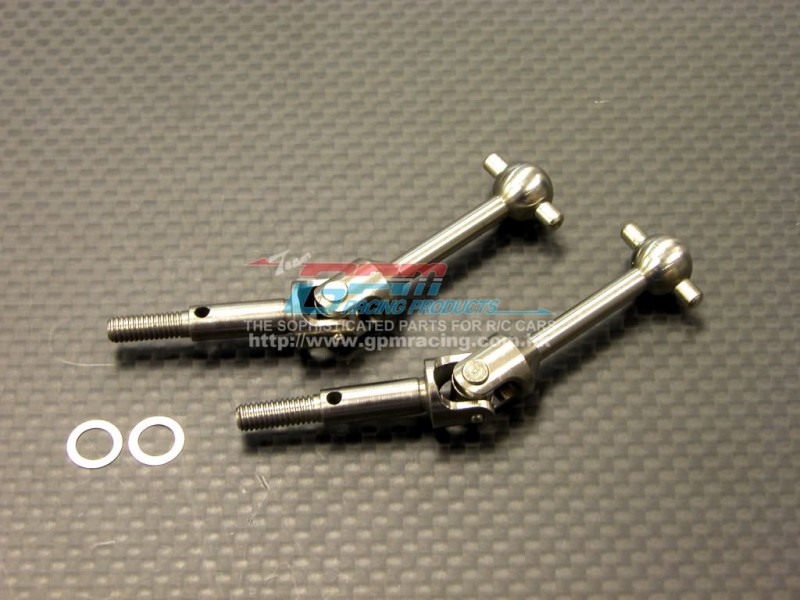 Tamiya TT01  Titanium Universal Swing Shaft(33mm) With Shims - GPM TTT233