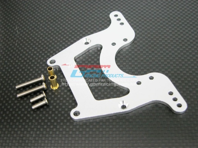 Tamiya Wild Dagger Alloy Front/Rear Damper Mount With Collars & Screws - 1pcs set - GPM WD028