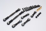 Tamiya Wild Willy 2 WR-02 Spring Steel Anti-thread Turnbuckle - 6pcs set - GPM WW2160ST