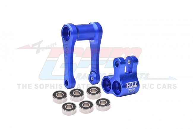 TEAM LOSI DIRT BIKE PROMO-MX MOTORCYCLE Aluminum 7075-T6 Aluminum Knuckle & Pull Rod (Larger Inner Bearings) - GPM MX030