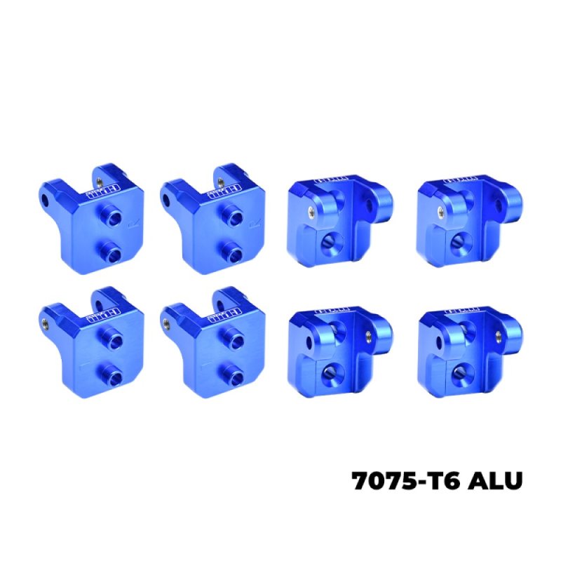 TEAM LOSI LMT 2.0 4WD SOLID AXLE MONSTER TRUCK ROLLER 7075-T6 Alloy Front And Rear Upper Shock Mount - GPM LMT2028FR
