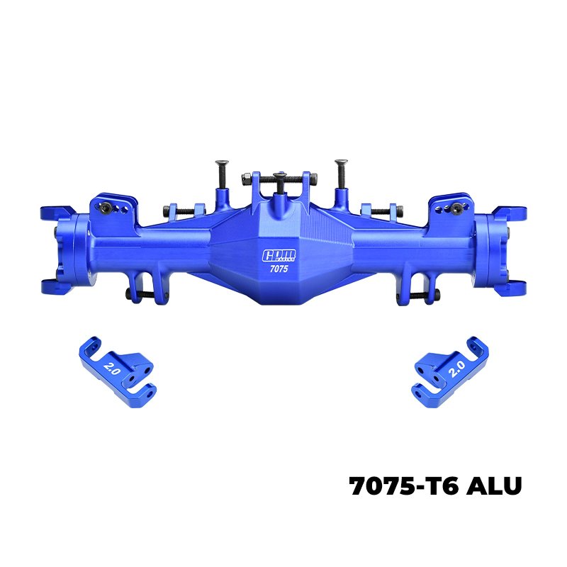 TEAM LOSI LMT 2.0 Grave Digger 4X4 Solid Axle Brushless Monster Truck 7075-T6 Alloy Quick Release Front AXLE Housing set - GPM LMT2012