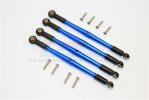 TRAXXAS E-REVO Aluminium Front/Rear Anti-clockwise Thread Link Rod  - 4pcs set (For 1/10 E-REVO, Summit, REVO, E-REVO 3.3, 1/10electric And Nitro Car)