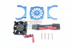 TRAXXAS E-REVO VXL Aluminum Motor Heat Sink With Cooling Fan - 9pc set - GPM ER2018FAN