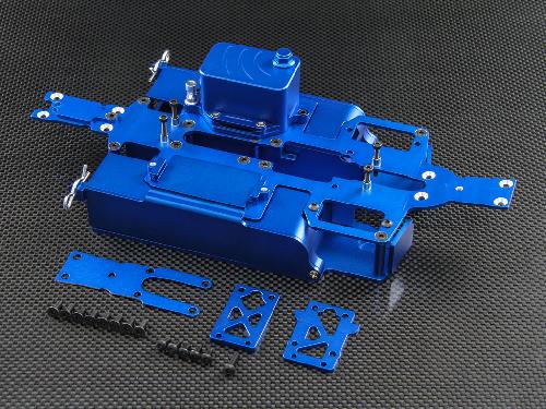 TRAXXAS 1:16 Mini E-REVO Alloy Completed Chassis Plate - 1set - GPM ERV016