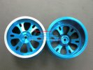 TRAXXAS 1/10 Revo Alloy Front/Rear Rims (6 Spokes - BBS) - 1pr - GPM TRV10023