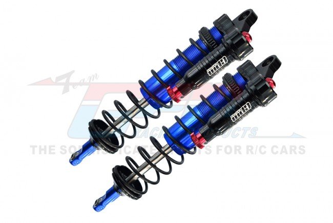 TRAXXAS SLEDGE MONSTER TRUCK Aluminum 6061-T6 Front L-shape Emulation Piggy Back (Built-in Piston Spring) Adjustable Spring Dampers 128mm - 2pc set - GPM SLE128F/LA