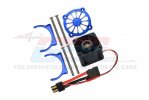 TRAXXAS SLEDGE MONSTER TRUCK Aluminum 6061-T6 Motor Heat Sink With Cooling Fan Only Use With SLE038A - 9pc set - GPM SLE018FANA