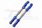 TRAXXAS SLEDGE MONSTER TRUCK Aluminum 7075-T6+Stainless Steel Adjustable Front Steering Tie Rod - 6pc set - GPM