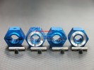 TRAXXAS 1/10 T-Maxx Monster Truck (Options) Alloy Drive Adaptor 10mm With Pins-4pcs set - GPM TMX1010W