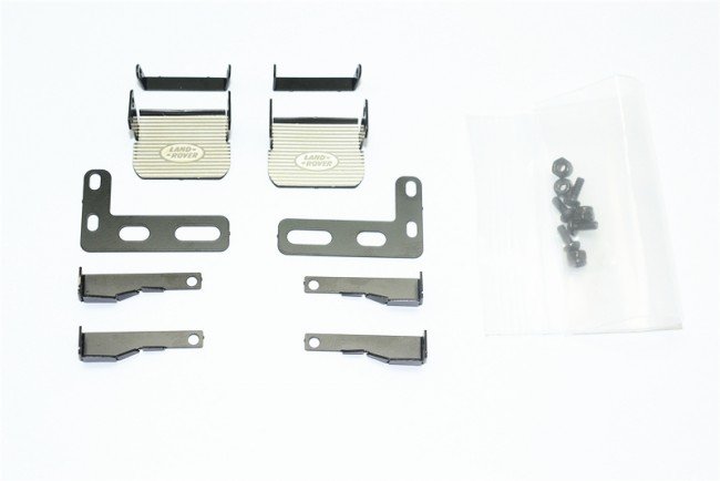 TRAXXAS TRX4 TRAIL CRAWLER Stainless Steel Side Step For Trx-4 Defender - 18pc set - GPM TRX4ZSP31