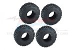TRAXXAS TRX4M FORD BRONCO 1.0 Inch High Adhesive Crawler Rubber Tires 60mm X 22mm With Foam Inserts - GPM TRX4MZSP20A