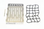 TRAXXAS TRX6 MERCEDES-BENZ 88096-4 Stainless Steel Truck Trunk Lid (Style A+Cargo Net) - 20pc set - GPM TRX6ZSP2A