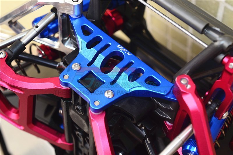 Campanello Sterzo In Alluminio Rosso Con Cuscinetto Per Traxxas Unlimited Desert Racer (UDR), Dhawk Racing