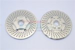 TRAXXAS X-MAXX Aluminium Front Wheel Hex Claw +3mm With Brake Disk - 2pcs - GPM TXM006F/DISK