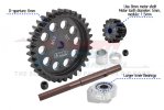 TRAXXAS XRT 8S 40CR Carbon Steel M1.5 Spur Gear 33T + Motor Gear 13T - GPM TXM1333TS