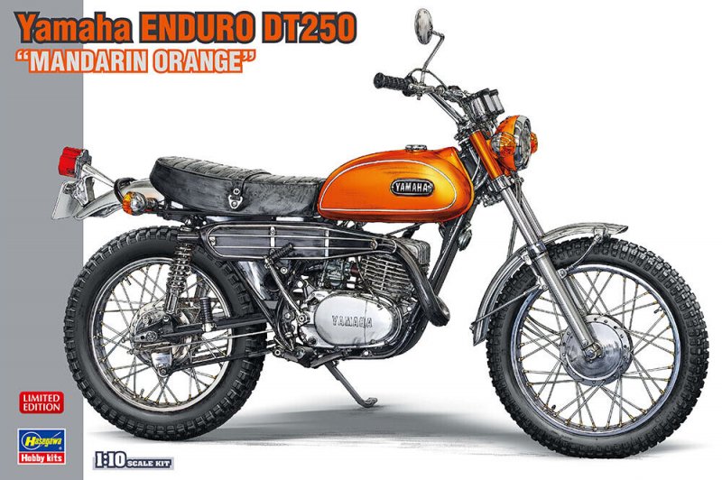 Hasegawa 52329 - 1/10 Yamaha Enduro DT250 'Mandarin Orange' SP529