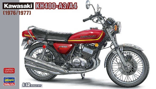 Hasegawa 21720 - 1/12 Kawasaki KH400-A3/A4 (1976/1977)