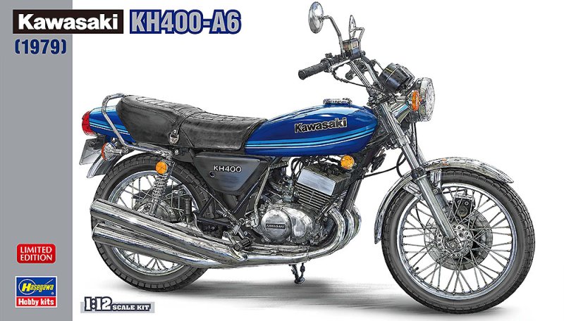 Hasegawa 21772 - 1/12 Kawasaki KH400-A6 1979