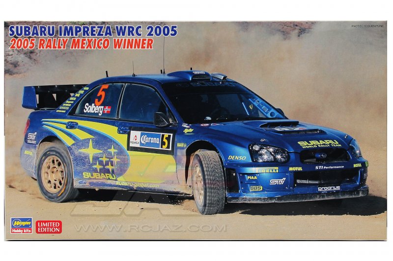 Hasegawa 20454 - 1/24 Subaru Impreza WRC 2005 Rally Mexico Winner
