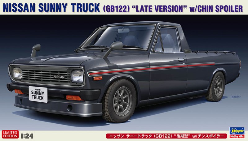 Hasegawa 20552 - 1/24 Nissan Sunny Truck (GB122) 'Late Version' w/Chin Spoiler