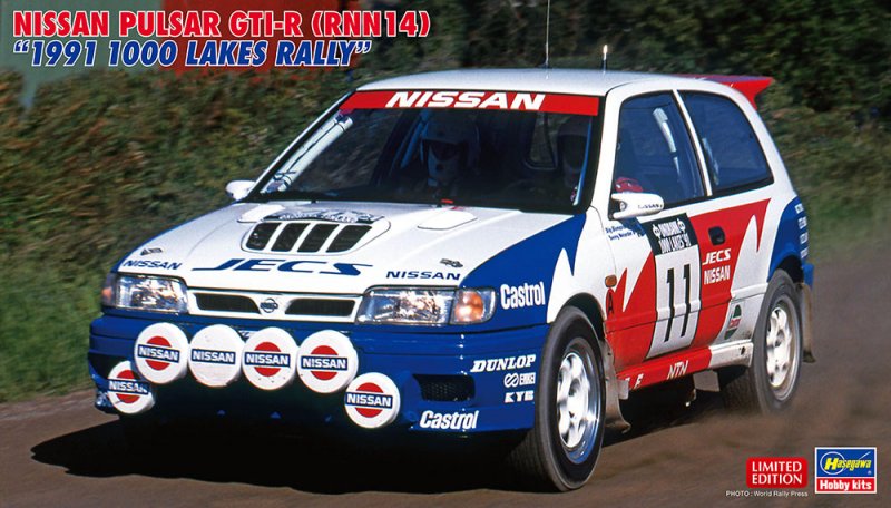 Hasegawa 20605 - 1/24 Nissan Pulsar Gti-R (RNN14) \'1991 1000 Lakes Rally\'