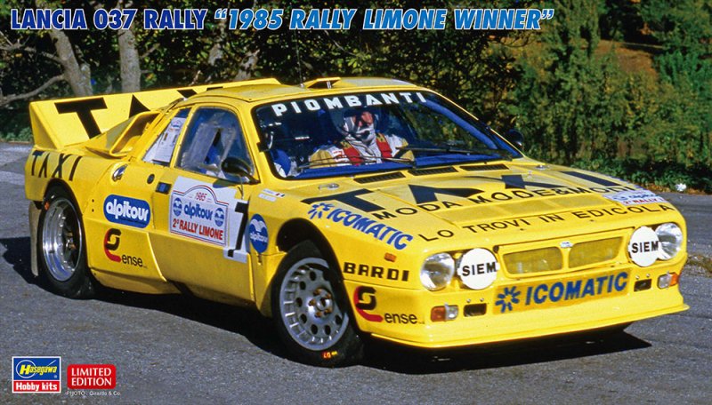 Hasegawa 20806 - 1/24 Lancia 037 Rally 1985 Rally Limone Winner
