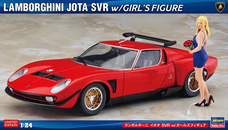 Hasegawa 52479 - SP679 1/24 Lamborghini Jota SVR w/Girl\'s Figures