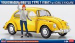 Hasegawa 52420 - SP620 1/24 Volkswagen VW Beetle 1967 w/Girl's Figures