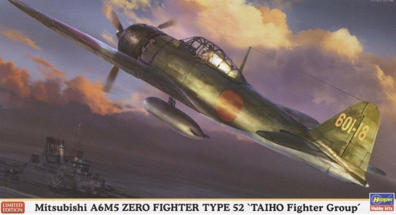 Hasegawa 07385 - 1/48 Mitsubishi A6M5 Zero Fighter Type 52 Taiho Fighter Group
