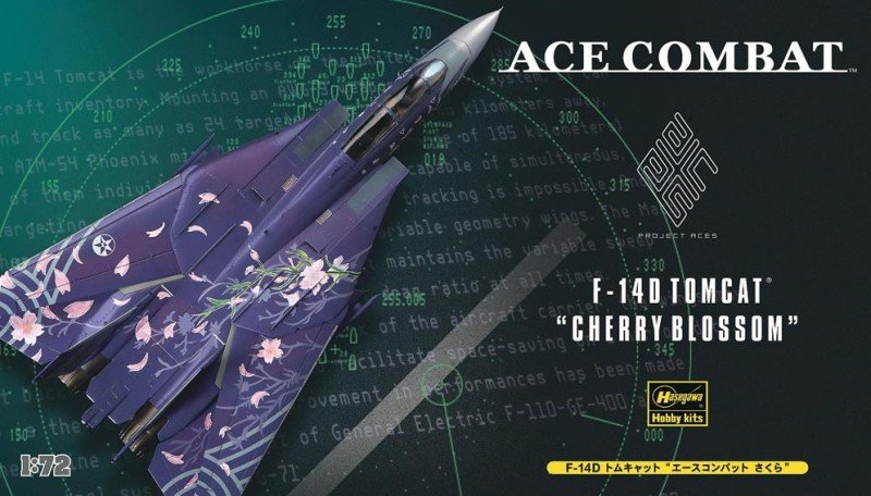 Hasegawa 51991 - 1/72 F-14D Tomcat Ace Combat Cherry SP291