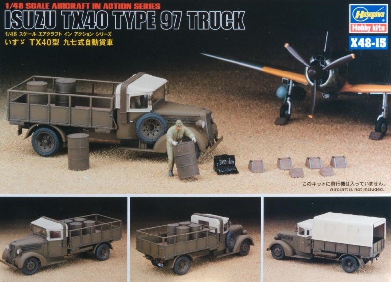 Hasegawa 36115 - 1/48 X48-15 Isuzu TX40 Type 97 Truck