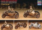 Hasegawa 36116 - 1/48 X48-16 Type 97 Motorcycle with SideCar (Two Kits Set)