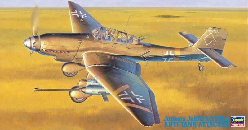 Hasegawa 19154 - JT54 1/48 German Dive Bomber Ju87 G-2 Stuka Anti Tank Attacker