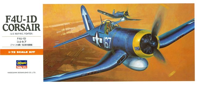 Hasegawa 01140 - A10 1/72 F4U-1D Corsair