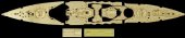 Hasegawa 72142 - 1/350 QG41 Wooden Deck For Battleship Nagato 1941