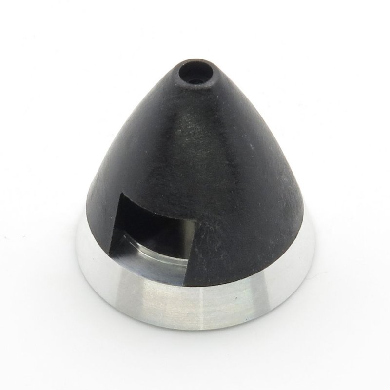 HIROBO 0005-025 AIRPLANE SPINNER 30MM W/ALUMINUM BACKPLATE FOR 4.0MM MOTOR SHAFT #0005025