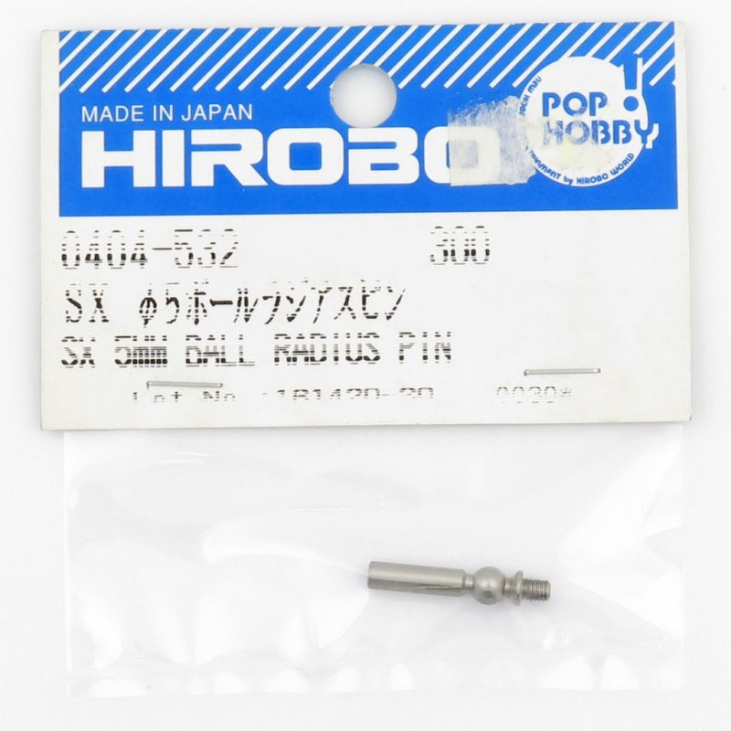 HIROBO 0404-532 SX 5MM BALL RADIUS PIN #0404532