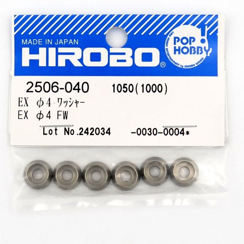 HIROBO 2506-040 EX WASHER 4MM #2506040