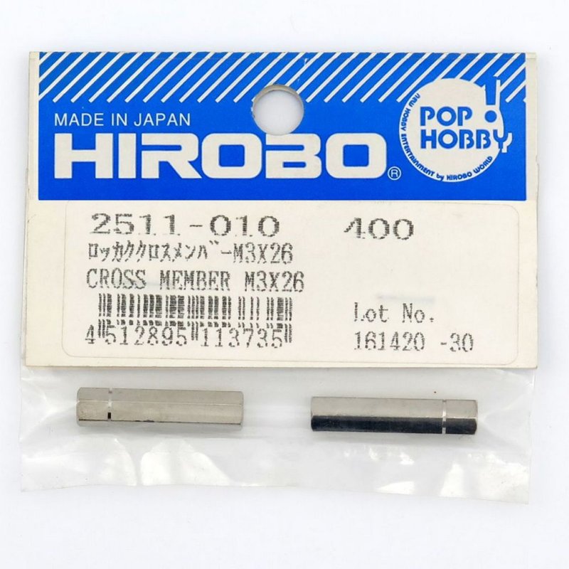 HIROBO 2511-010 HEXAGON CROSS MEMBER M3 X 26 #2511010