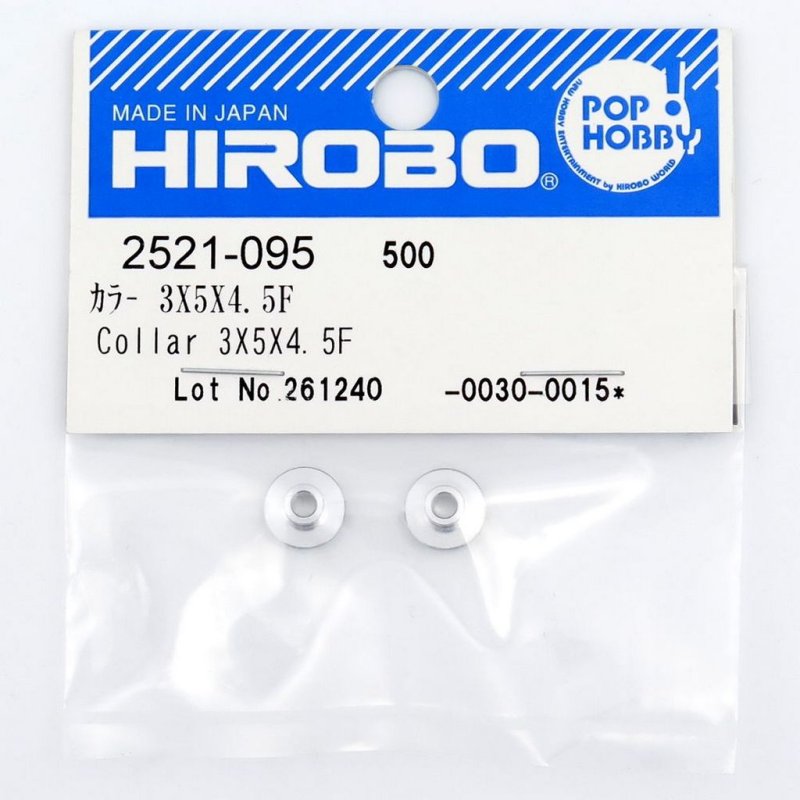HIROBO 2521-095 COLLAR 3 X 5 X 4.5F #2521095