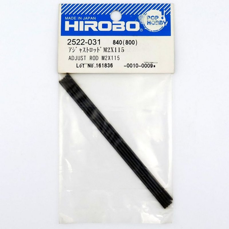 HIROBO 2522-031 ADJUST ROD M2 X 115 #2522031