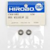 HIROBO 2500-065 FLANGED BALL BEARING 6 X 10 X 3 MM 2PCS #F106ZZ #2500065