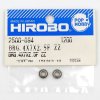 HIROBO 2500-094 FLANGED BALL BEARING 4 X 7 X 2.5 MM 2PCS #F74ZZ #2500094