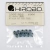 HIROBO 2505-016 M5 HEXAGON NYLON LOCK NUT (THIN) 10PCS #2505016