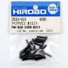 HIROBO 2533-023 PHILIPS PAN HEAD SCREW M3 X 15 20PCS #2533023