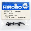 HIROBO 2538-008 PHILIPS COUNTERSINK DISK SCREW M3 X 8 10PCS #2538008