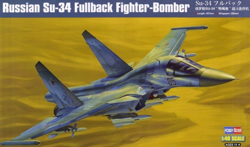 Hobby Boss 81756 - 1/48 Russian Su-34 Fullback Fighter-Bomber