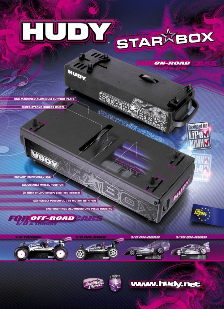 HUDY 209507 - HUDY Shop Promo Panel On-Road & Off-Road Star Box